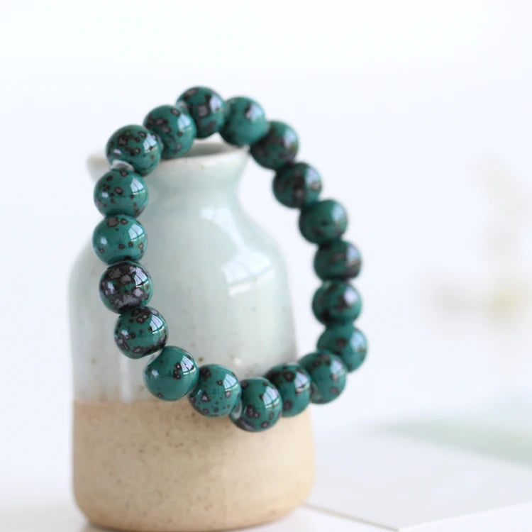 Fashion 2016 Bracelets For Women Ethnic Style Lady Women's Handmade Porcelain Beads Rope Bracelets Dropshipping #1820